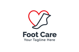 Foot Care Logo Template