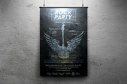 Rock Party Flyer, a Flyer Template by CREATIVE DUDE (Thumbnail 3 of 5)