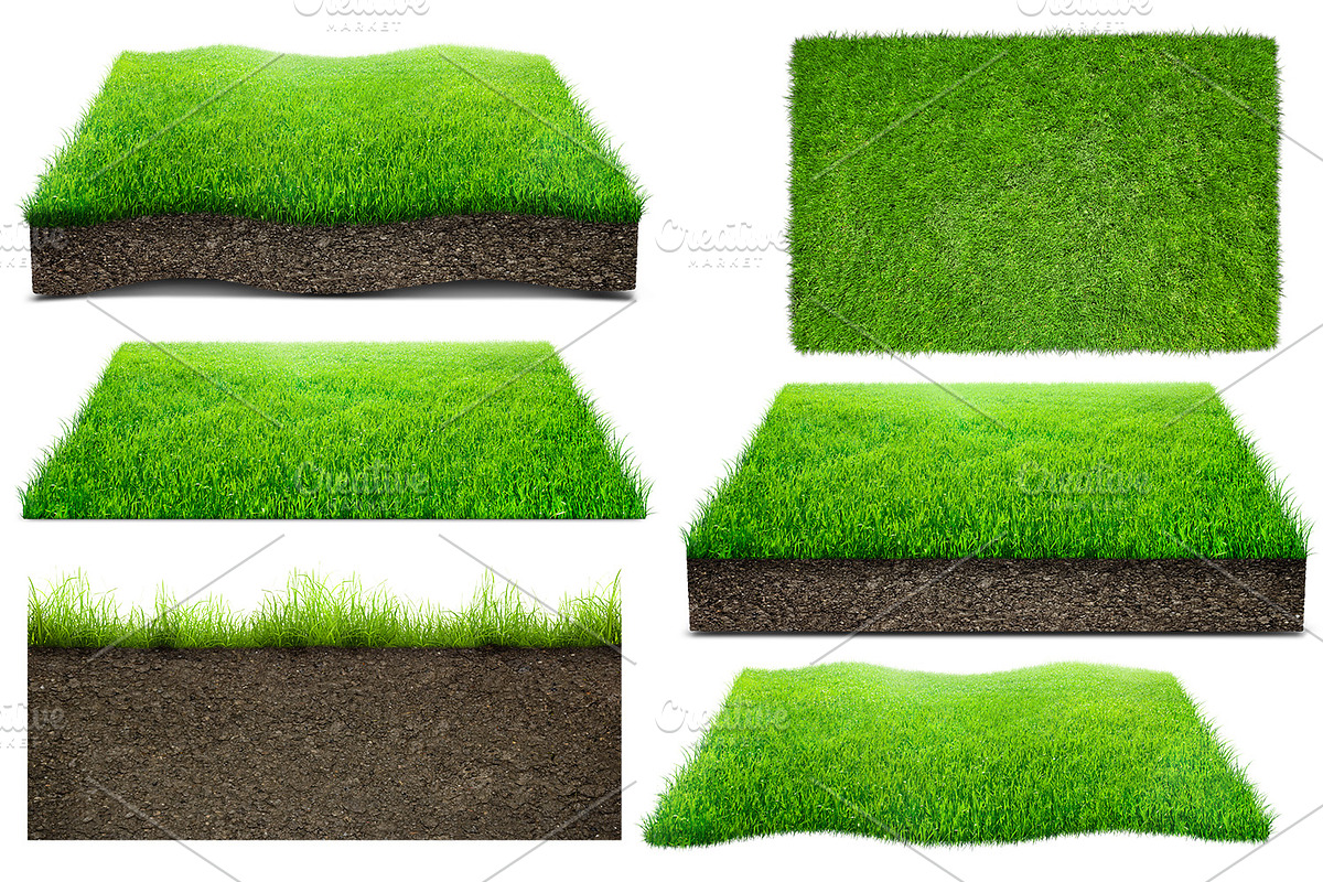 Set of isolated grass, a Texture Graphic by RM_design (Photo 3 of 3)
