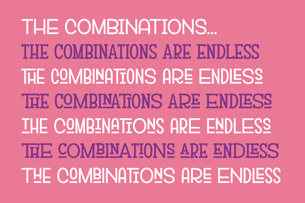 2in1 Versalita& + Versalita&Serif preview 5