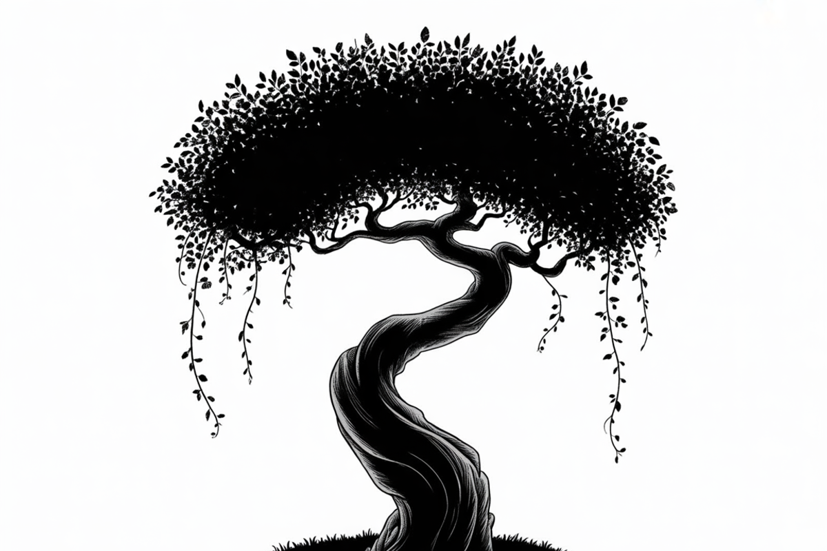 Banyan Tree Vector Illustration, an Illustration by Amazin_art (Photo 11 of 11)