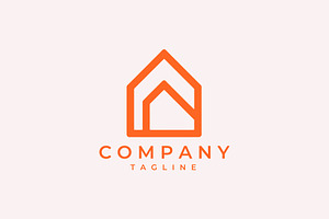 House home minimal vector logo, a Branding & Logo Template by Vectorium Studio
