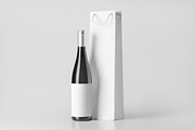 Wine Bottle and Bag Mockup, a Packaging Mockup by My Mockup (Thumbnail 4 of 7)
