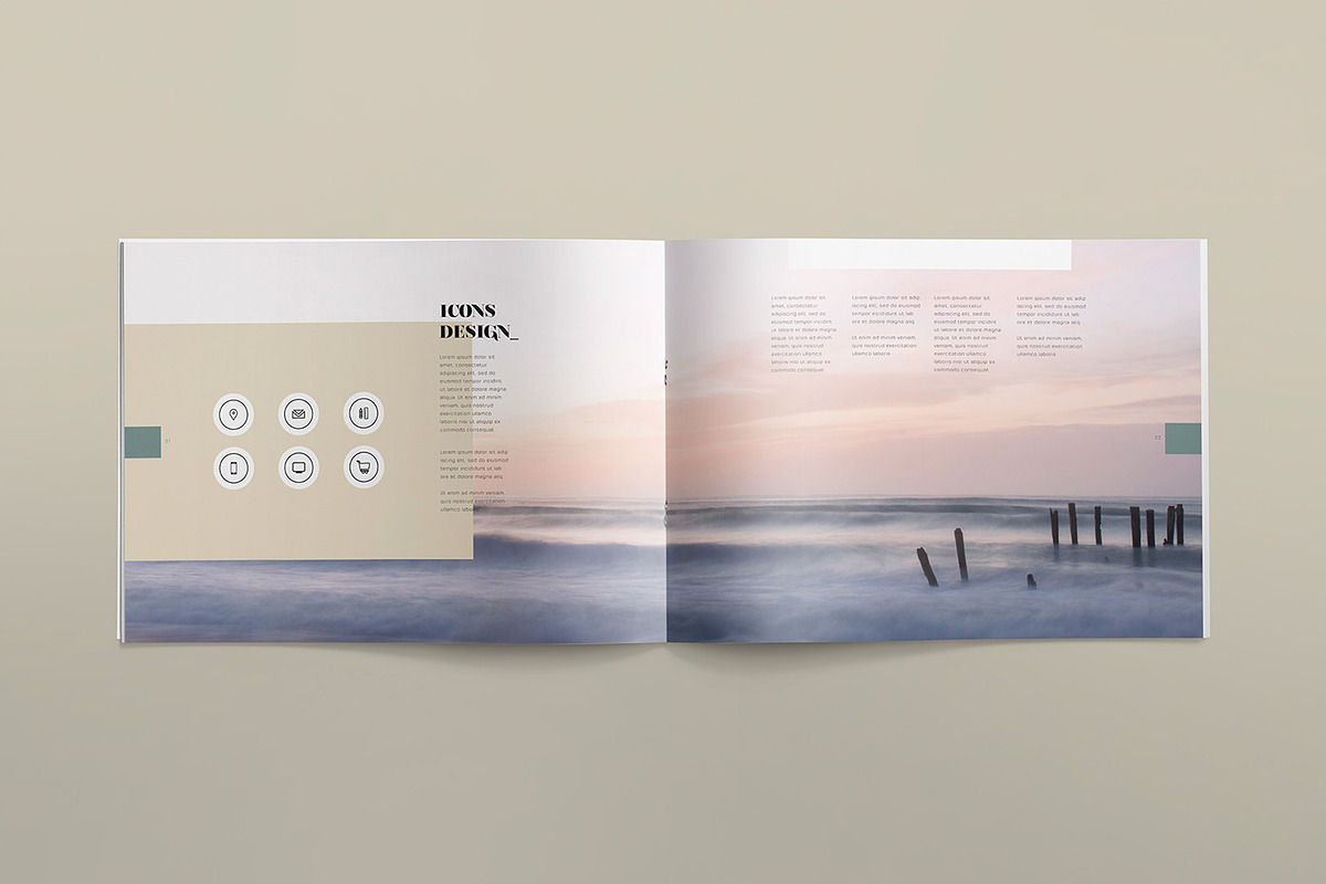The Ocean - Brand Manual Template, a Brochure Template by ZippyPixels (Photo 11 of 16)