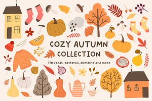 AUTUMN Cozy Fall Season Graphic Set