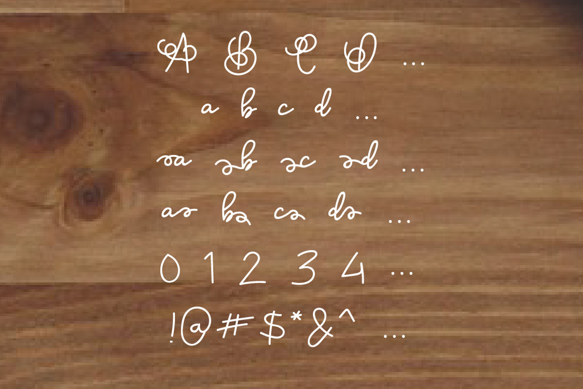 Bundulos - A calligraphy script Font preview 8