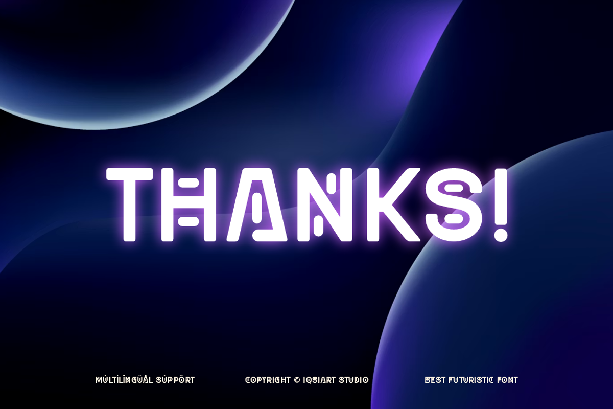 Onerta - Neon Futuristic Font, a Sans Serif Font by Iqsiart Studio (Photo 12 of 12)