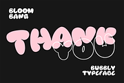 Bloombang - Bubble Display Typeface, a Handwritten Font by Pekotype (Thumbnail 11 of 11)