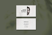 Creative Elegant Business Card, a Business Card Template by Saman Osama (Thumbnail 1 of 7)