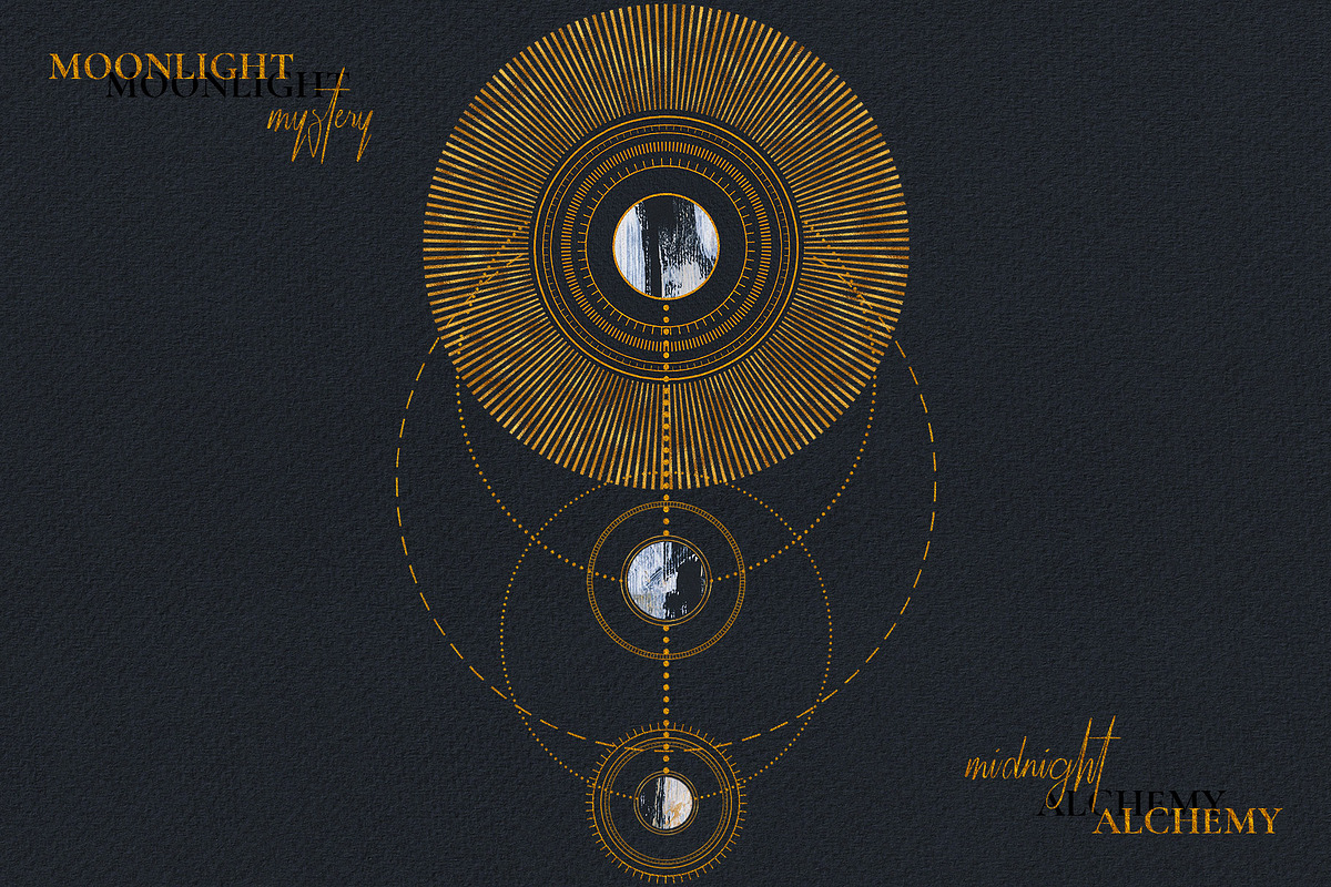 Celestial Art & Acrylic Textures, an Object Graphic by CatJello Graphics (Photo 3 of 31)