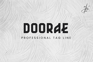 Doorae Font Sans Serif, a Sans Serif Font by Izalsye