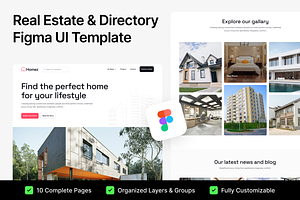 Homez - Real Estate Figma Template