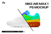 Nike Air Max 1 | Photoshop Mockup, a Product Mockup by sophiesconcepts (Thumbnail 1 of 2)