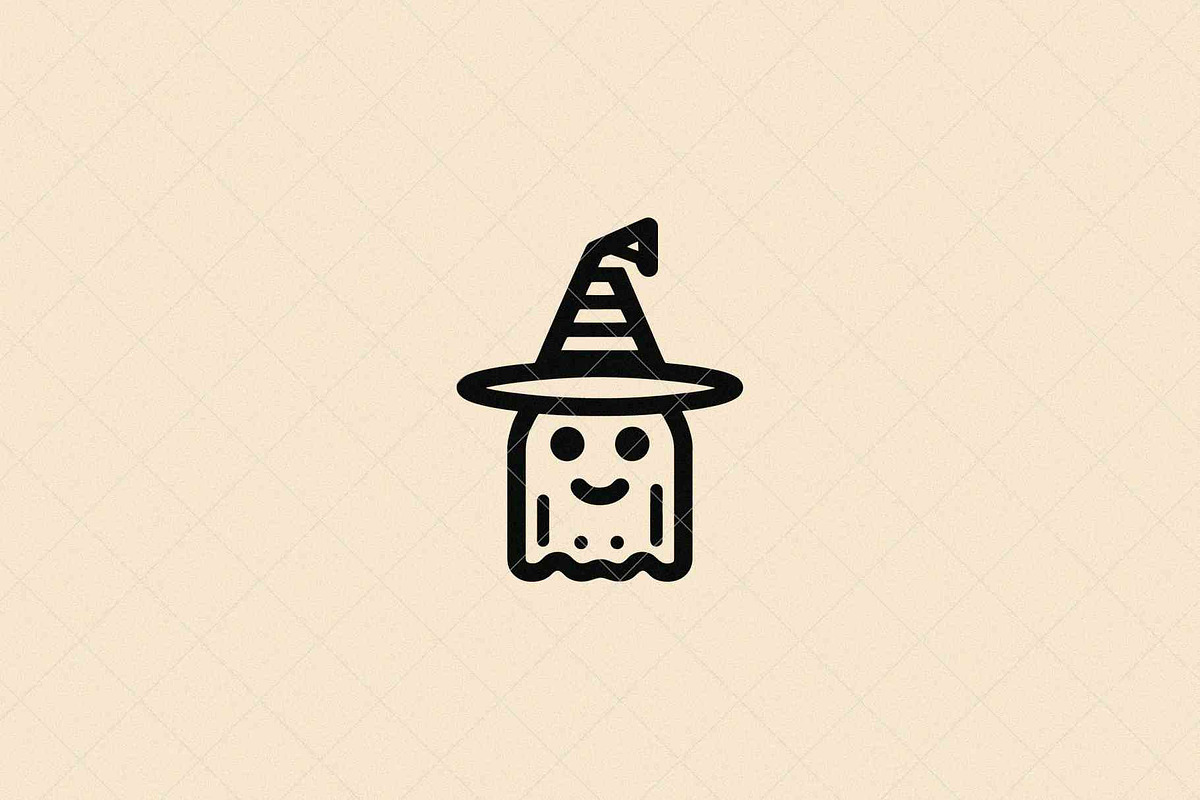 Ghost Witch Icon, a Seasonal Illustration by Vectorium Studio (Photo 3 of 3)
