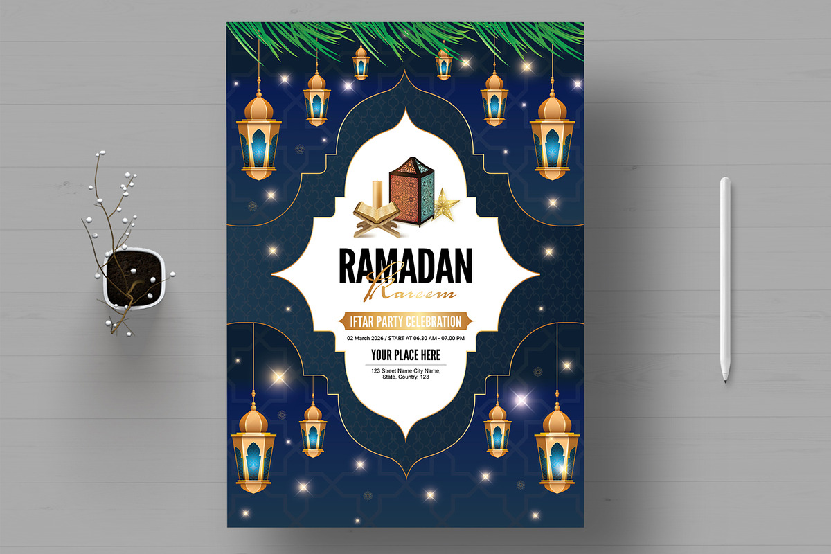 Ramadan Flyer, a Flyer Template by MightyDesign (Photo 1 of 8)