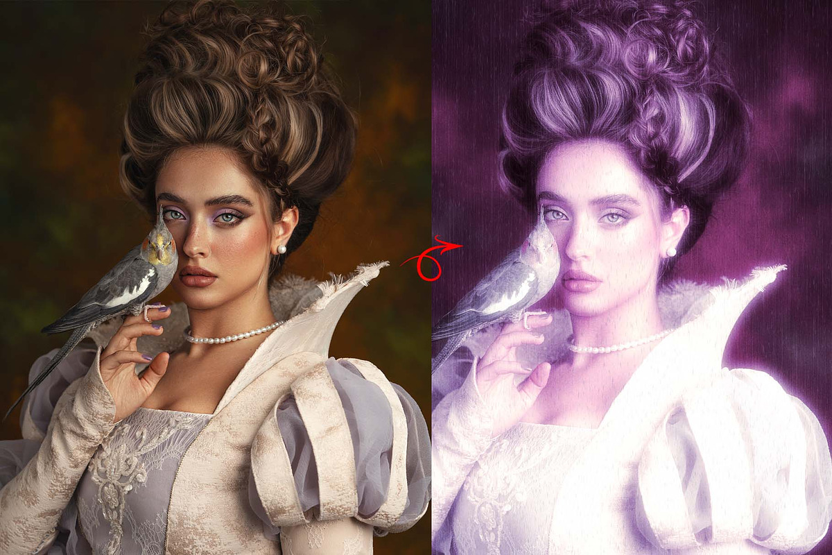 Vintage Glow Photoshop Action, an Action Add-On by MRI STUDIO (Photo 9 of 13)