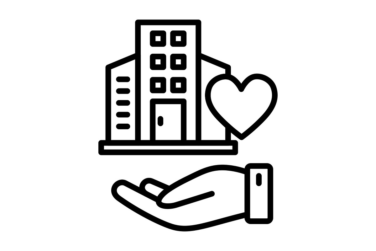 Property Line Icon, an Icon by Pexelpy