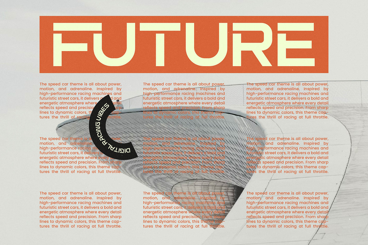 Techetic Human Futuristic Font, a Sans Serif Font by timelesstype.co (Photo 6 of 20)