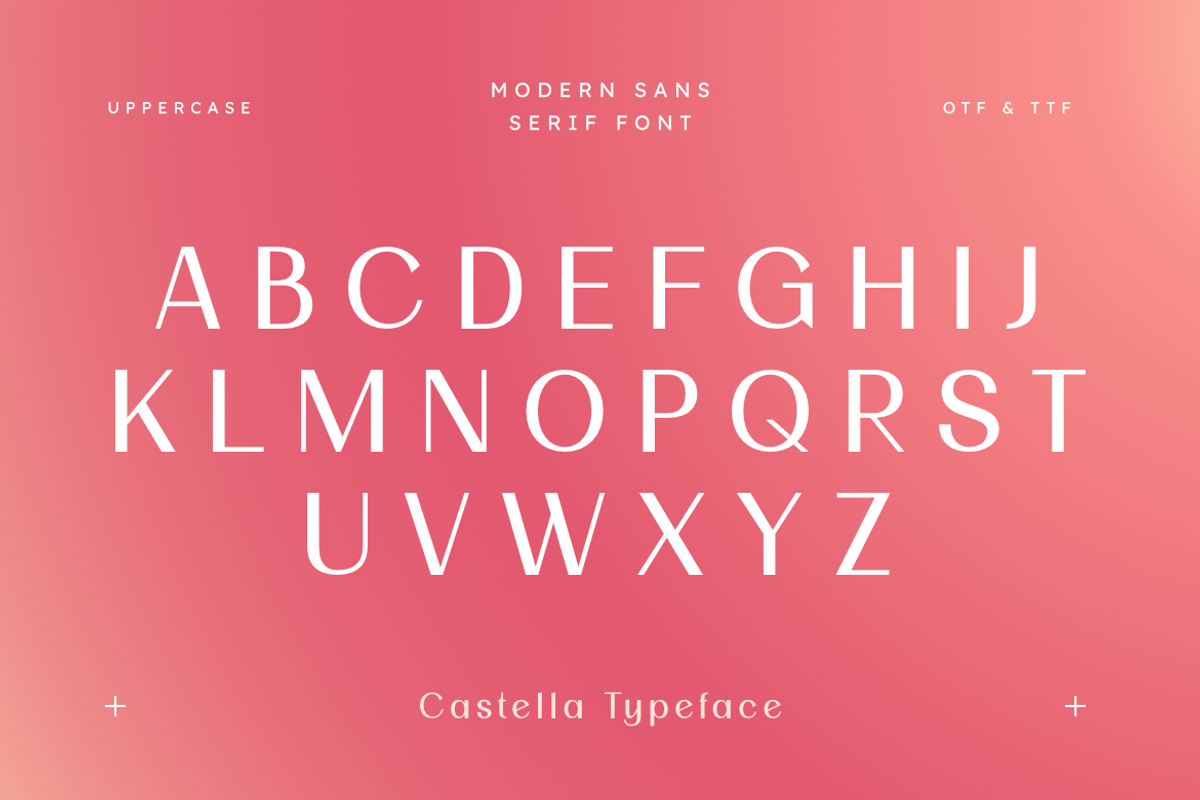 Castella | Modern Sans Serif Font, a Sans Serif Font by Masyafi Studio (Photo 2 of 8)