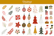 Christmas graphics & patterns, an Illustration by Laura Camoe (Thumbnail 2 of 6)