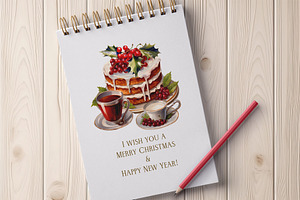 Christmas Sweet Dessert Clipart