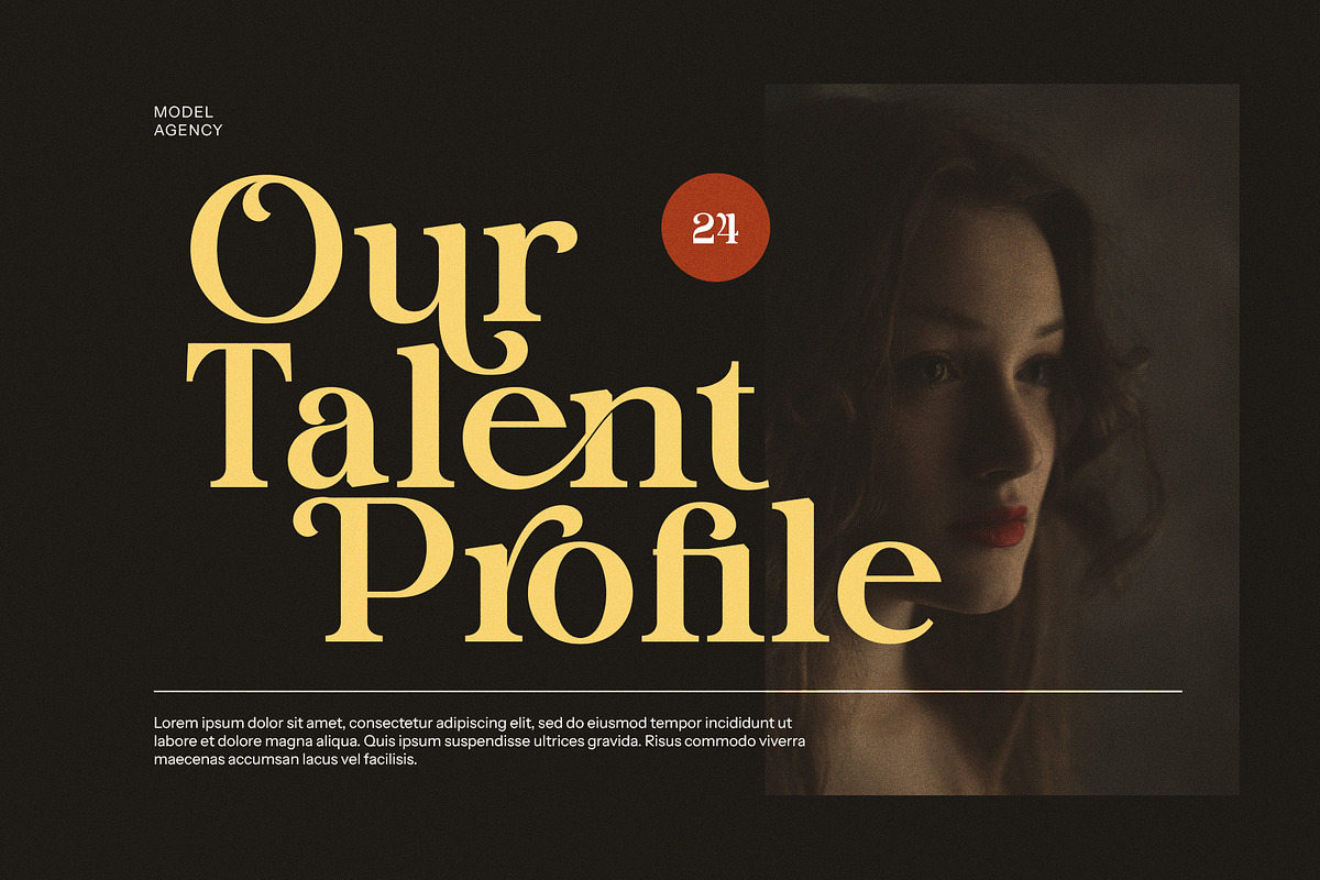 The Harmony Elegant Serif Font, a Serif Font by Graphicxell (Photo 4 of 8)