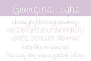Georgina Light, a Script Font by Brittney Murphy Design (Thumbnail 2 of 3)