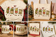 Funny Retro Vintage Christmas Bundle, an Object Graphic by Daisy Design (Thumbnail 2 of 19)