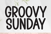 Groovy Sunday | Script Font, a Script Font by Scratchones (Thumbnail 1 of 8)