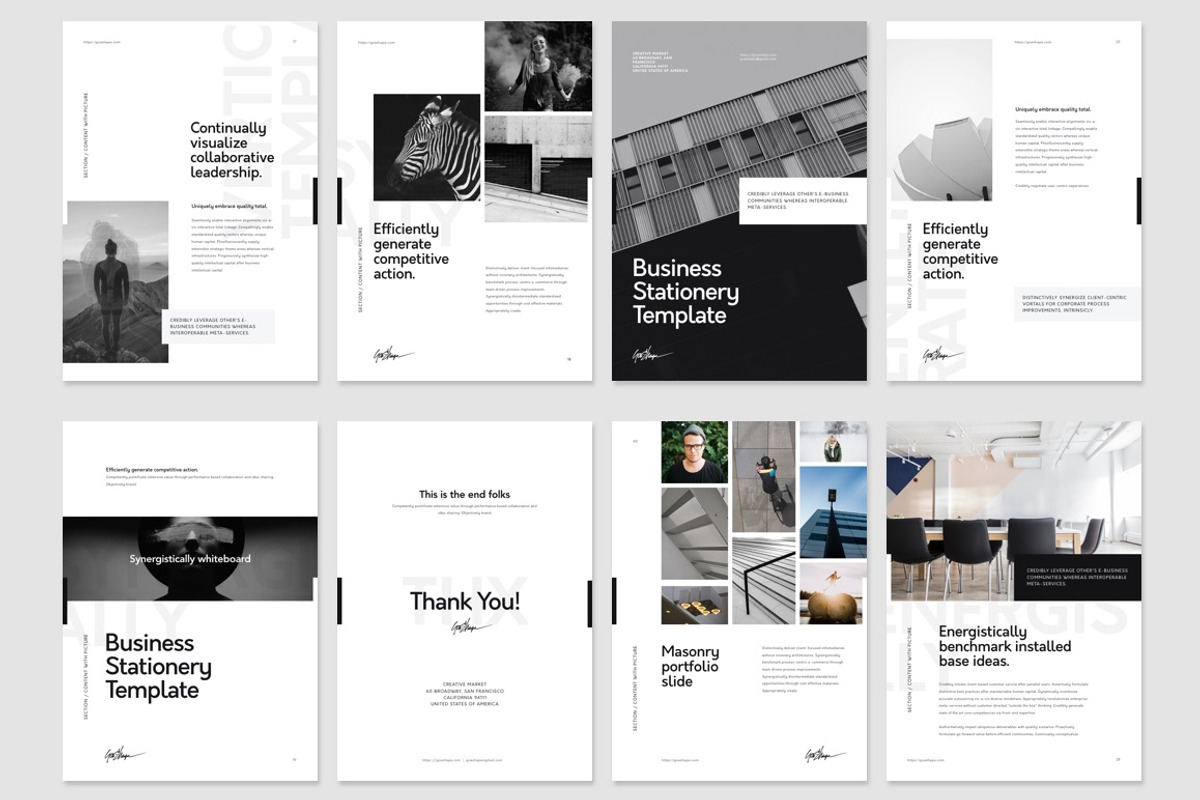 Nano Illustrator Stationery Template, a Stationery Template by Goashape Studio (Photo 3 of 9)