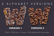 Broken Bricks - PNG Alphabet, an Object Graphic by MIIM (Thumbnail 4 of 5)
