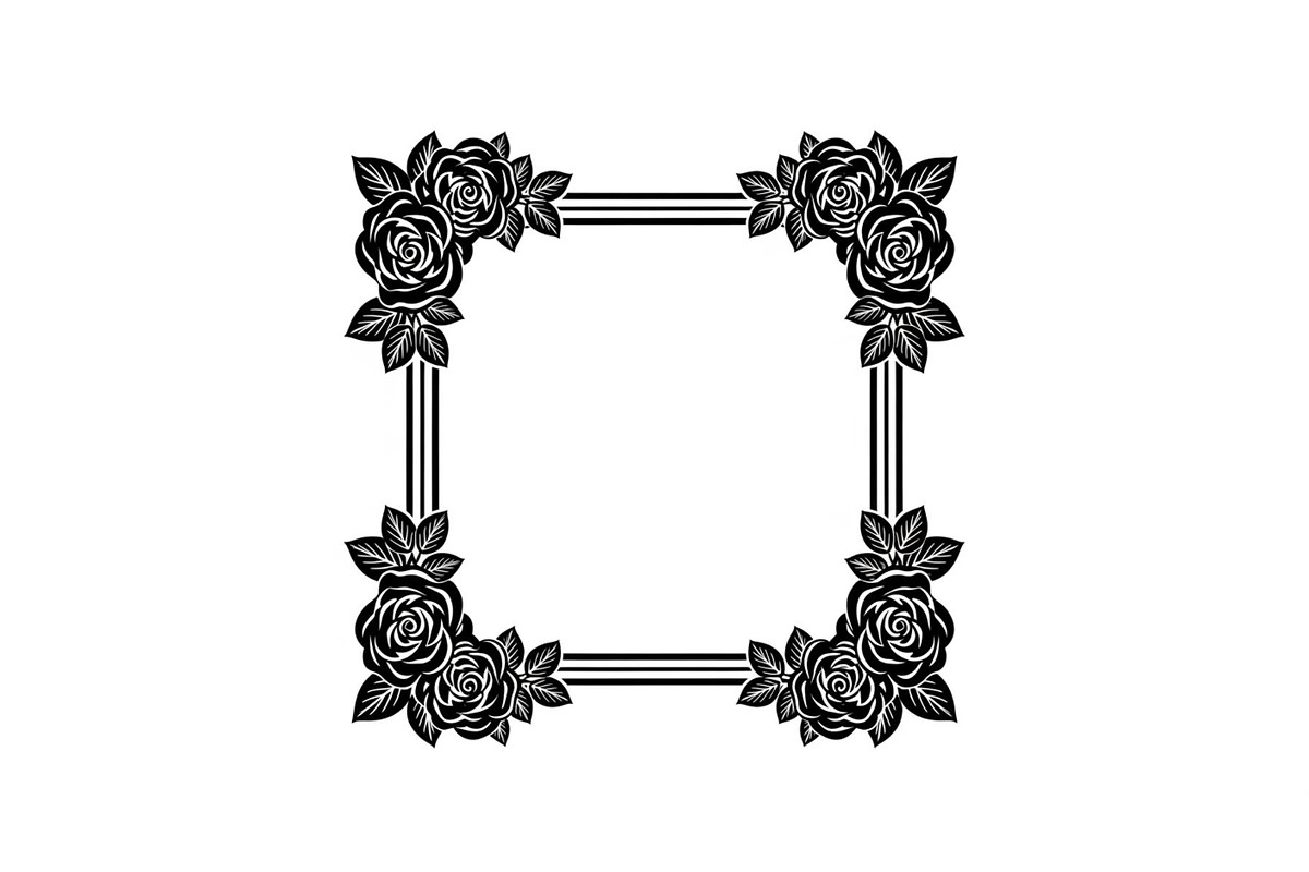 Floral Decorative Frame Vector Bundl, an Illustration by musafir_fashion (Photo 43 of 51)