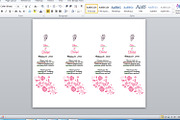Photo Booth Place Card Template, a Card Template by retrographix (Thumbnail 3 of 3)