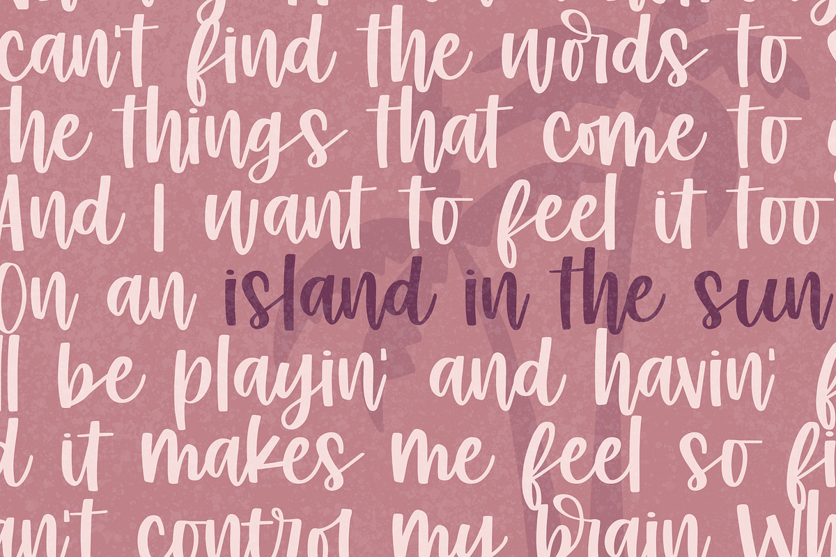 Islander HandLettered Script, a Script Font by Dansie Design (Photo 5 of 9)