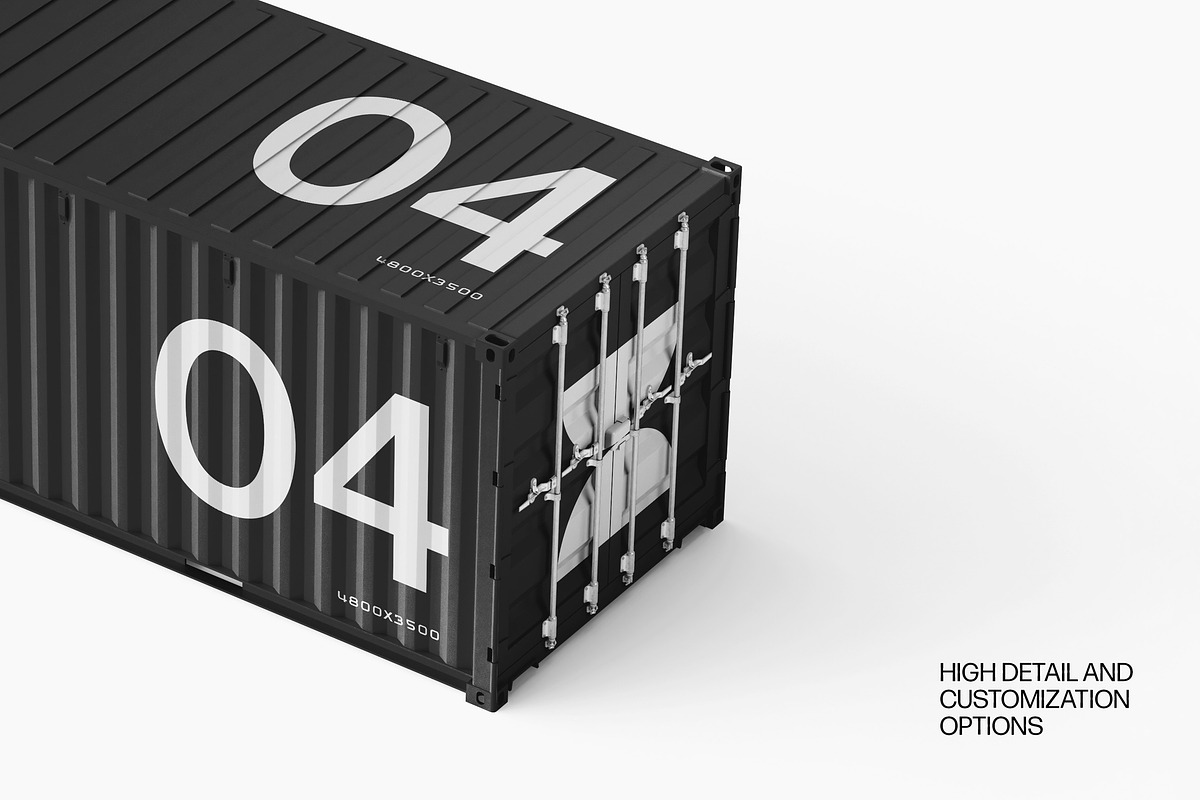 Cargo: Shipping Container Mockups, an Advertising Mockup by pixelbuddha.net (Photo 6 of 6)