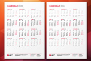 Wall Calendar 2020, a Stationery Template by AntartStock (Thumbnail 5 of 6)