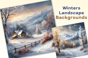 Winters Landscape Backgrounds