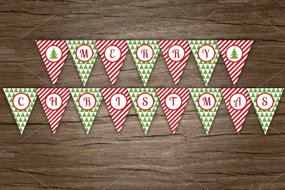 Red Green Merry Xmas Banner preview 2