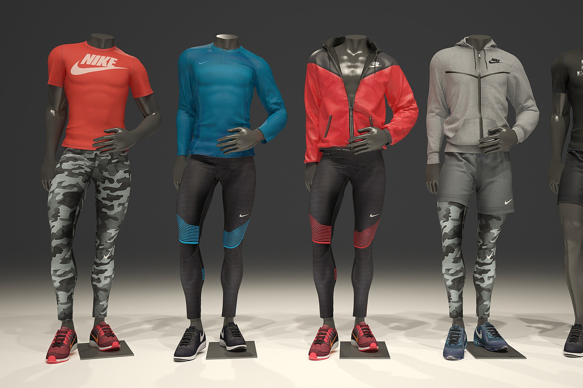 Male mannequin pack 1, a Characters & Person 3D Model by mrGarret (Photo 11 of 20)