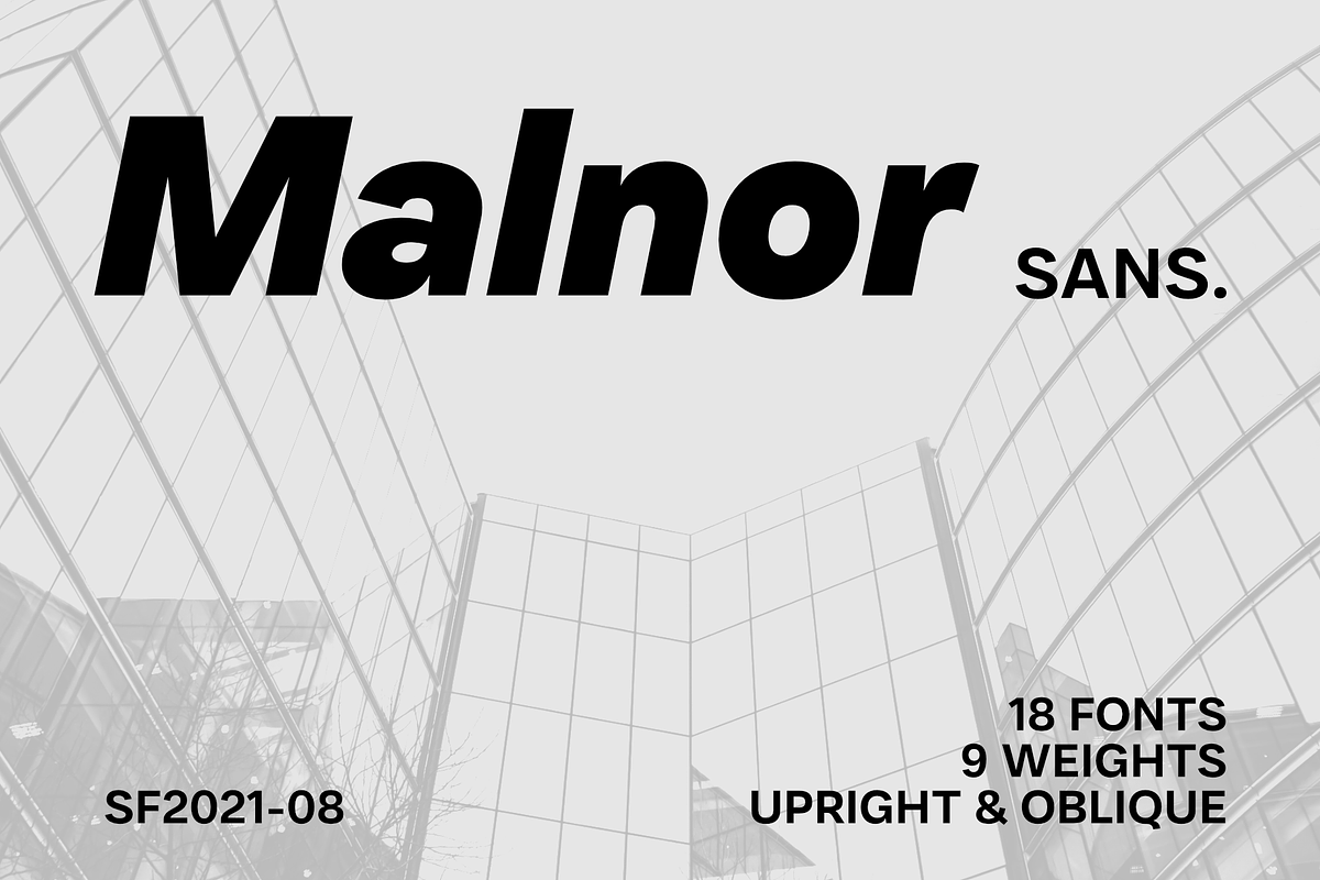 Malnor Sans Font Family, a Sans Serif Font by Sikifonts (Photo 1 of 11)