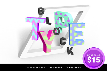 Block Type Toolkit, an Object Graphic by Scott Howard