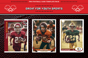 1980's Pro Football Cards PACK B