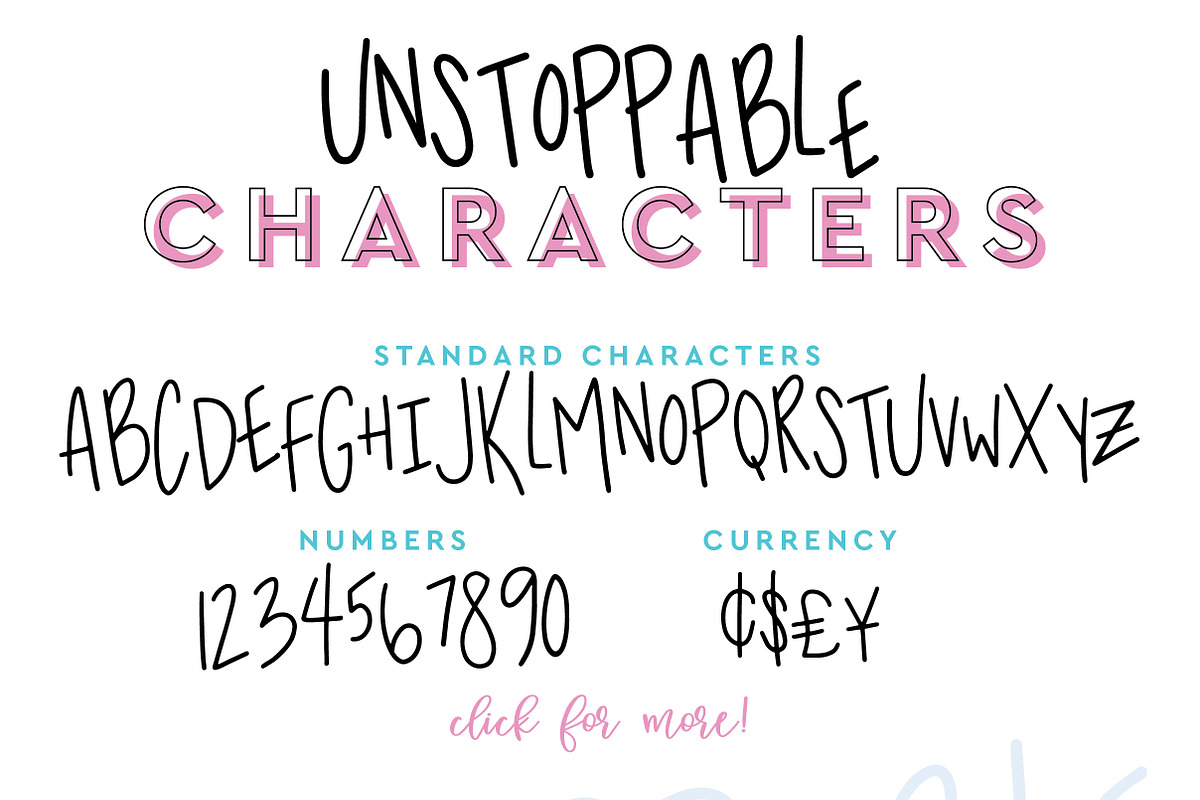 Unstoppable Handwritten Font, a Sans Serif Font by Hewitt Avenue (Photo 2 of 5)