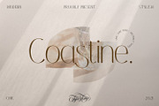 Coastine - Chic Modern Font, a Sans Serif Font by Typetemp Studio (Thumbnail 1 of 26)