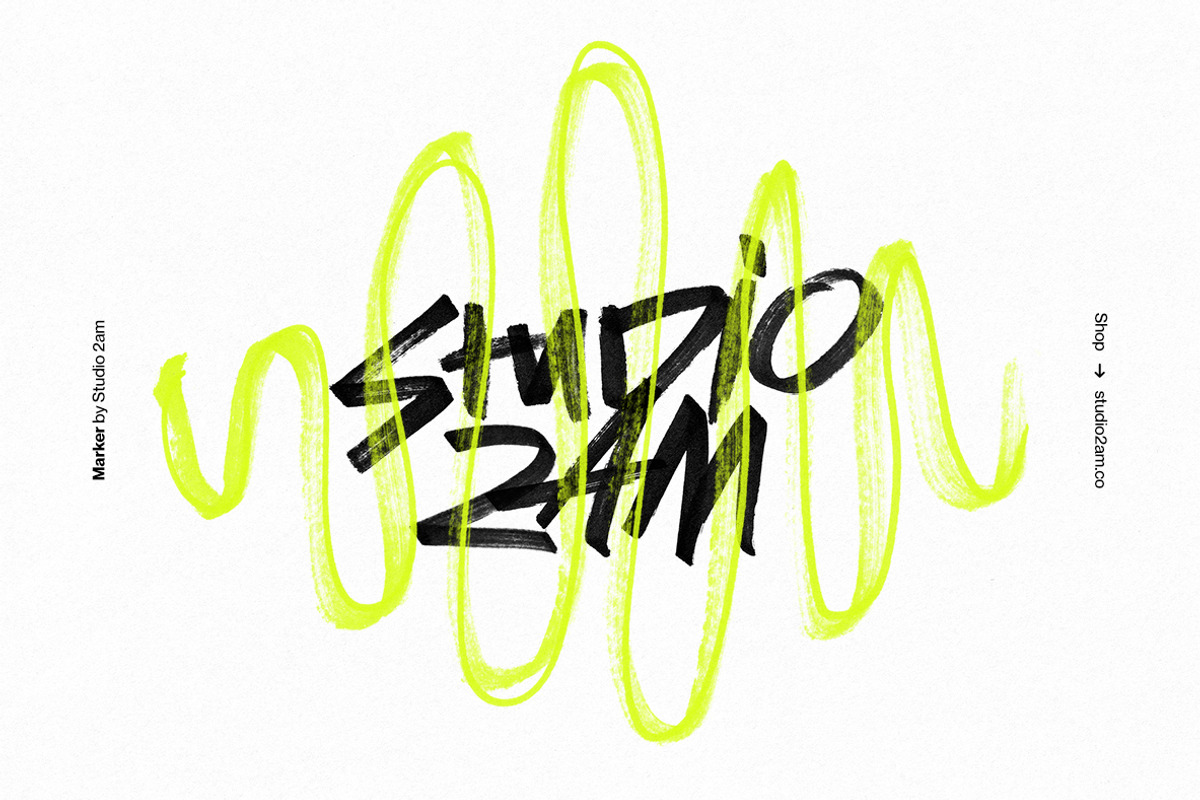 Marker – 500 Scribbles, Lines & More, a Texture Graphic by Studio 2am (Photo 11 of 11)