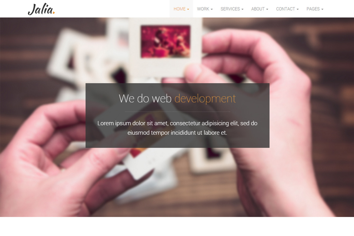 Jalia - Bootstrap Business Template, a Bootstrap Template by azmind (Photo 2 of 2)