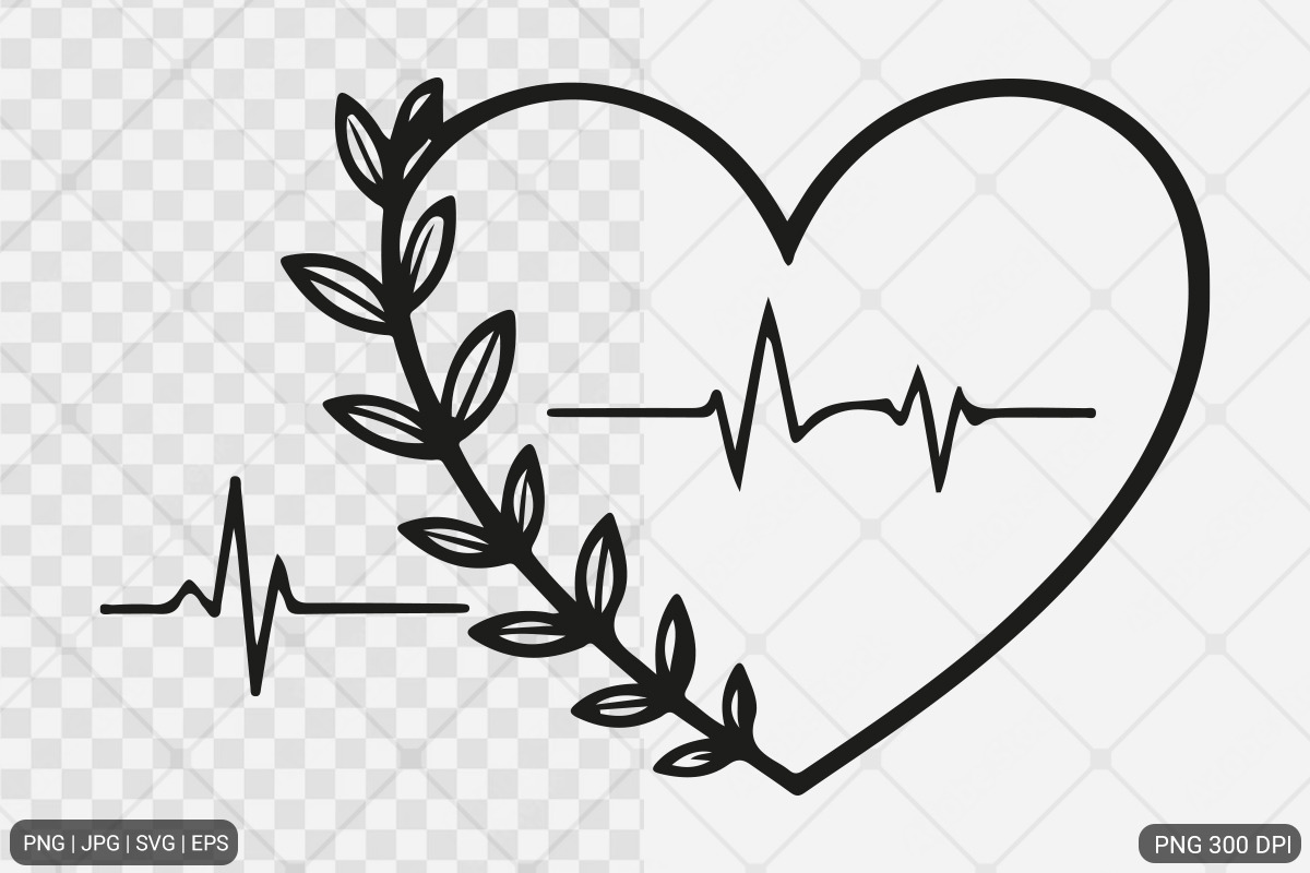 Heartbeat SVG PNG Design Bundle, an Illustration by Actual Pixel (Photo 11 of 12)