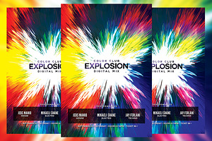 Color Club Explosion Flyer