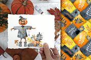 Happy Halloween watercolor clipart, an Illustration by Artmanata (Thumbnail 14 of 22)