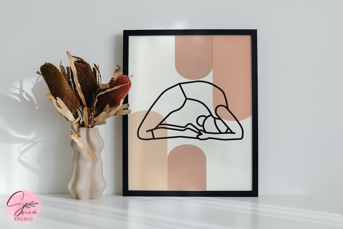 Yoga Wall Art Packs, a Poster Template by SWINA STUDIO (Photo 5 of 5)